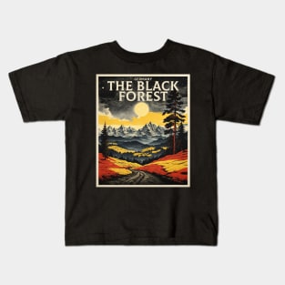 The Black Forest Germany Tourism Vintage Retro Kids T-Shirt